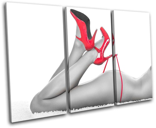 High heels sexy red - high,