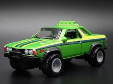 1970-1981 Subaru Brat Pickup Camion Vert 1:64 Echelle Diorama Voiture Miniature