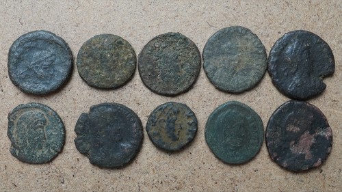 Lot monnaies romaines - de, 10