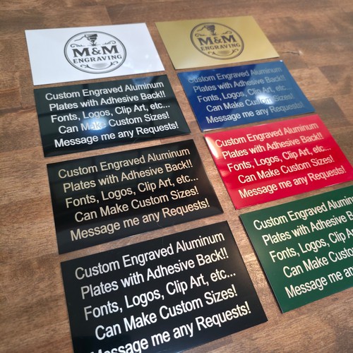 Custom aluminum engraved - aluminum,