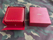 CARTIER Écrin pour Bracelet LOVE Rouge Vide  13 x 13 x h 8,30 cm  &  sa Surboîte