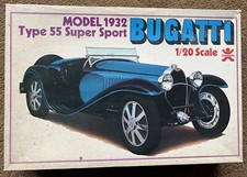 Bugatti Type 55 Super Sport Model Kit BANDAI TT  35 40 37 38 Sports Box