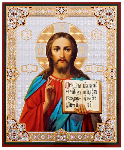 Grande icône jesus christ - icône,