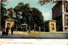 CPA AK AMSTERDAM Ingang Artis. NETHERLANDS (624808)