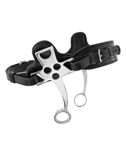 Hackamore acciaio inox - inox, con