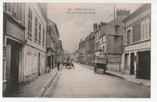 DREUX - Eure & Loir - CPA 28 - wood & coal rue Saint Martin