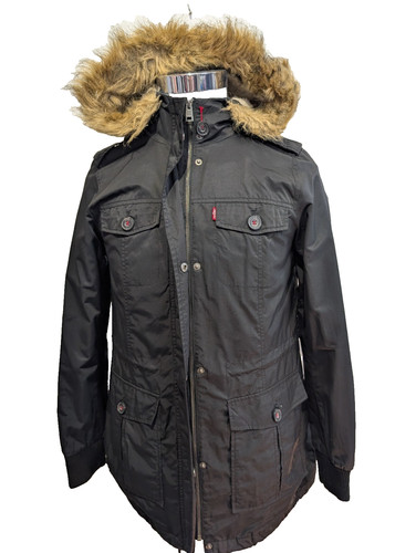 Levi parka femme longue noir - levi's,