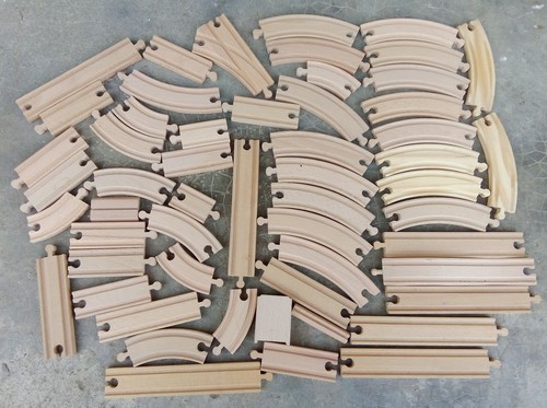 Lot rail bois genre brio - bois,