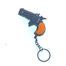 Vintage Gun Derringer 995 Metal - Keyring Key Chain