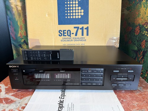 Sony seq 711 stereo - sony, graphic
