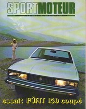 SPORT MOTEUR 282 1972 FIAT 130