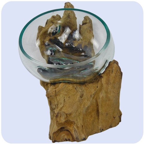 Vase verre racine en - en,