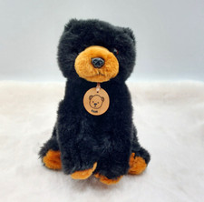 Doudou peluche ours noir