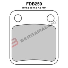 Paire Plaquettes Comprimés Freins Ferodo Arrière PGO Bugster 150 2005>2007