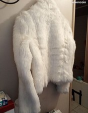 Veste Fourrure Blanche