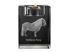 Poney Shetland - Porte-Bougie