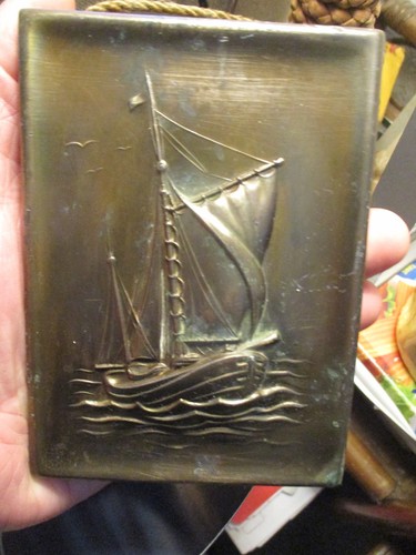 Ancien bronze bateau de - ancien,