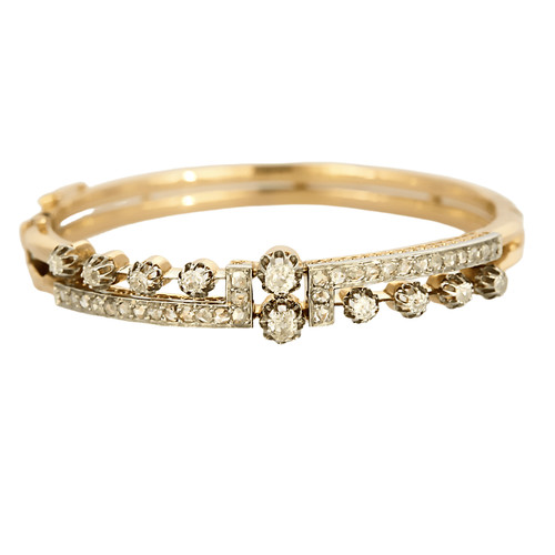 Bracelet jonc ouvrant or - jonc,