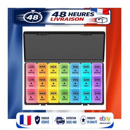 Pilulier semainier jours 21 - 7,