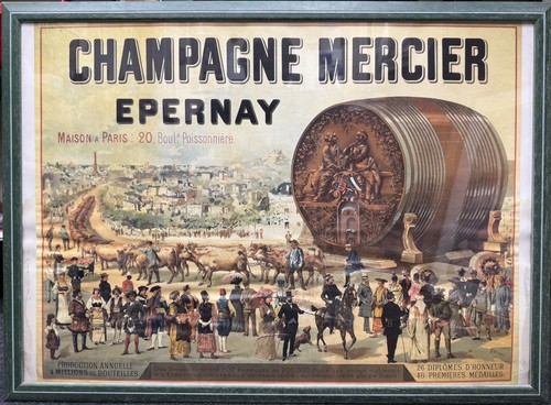 Grande affiche champagne - grande,