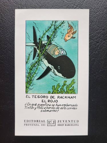 Tintin kuifje tim rare - rare, chromo