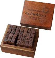  28 Pièces Tampons Alphabet