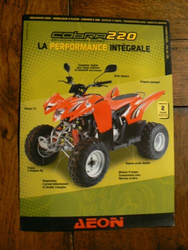 Brochure prospectus moto - brochure,