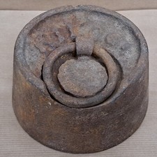 Ancien poids de fer de 5 kilos, XIXe siècle