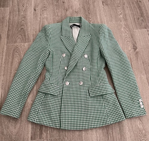 Zara blazer femme - femme, vert/blanc