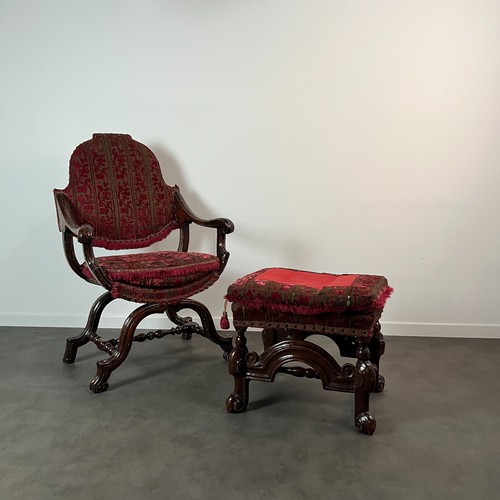 Fauteuil curule frame - fauteuil, x-frame