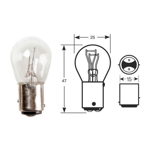 Stop and tail bulb fits - stop,