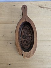 moule a beurre bois décor fleur rose motte