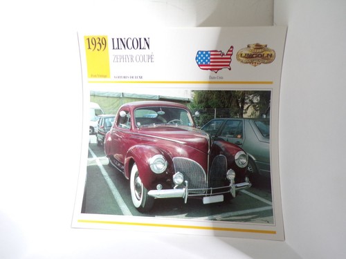 Fiche card car carte - card,