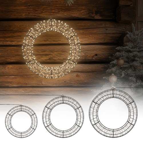 Couronne lumineuse noël - lumineuse, de