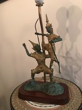 PIED LAMPE 2 STATUETTES