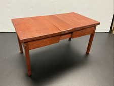Handmade Wood Extension Table Doll Size With Extra Board 6”h X 11.75”extended 