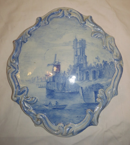 Grande plaque plat bas - plaque, ou