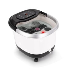Luxury All in One Electric Foot Spa with Heat, Bubble Jets,  Pedicure Stone