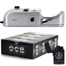 Pack machine à tuber électrique Zorr et 4 boites de tubes à cigarettes OCB