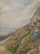 Aquarelle Ancienne Normandie
