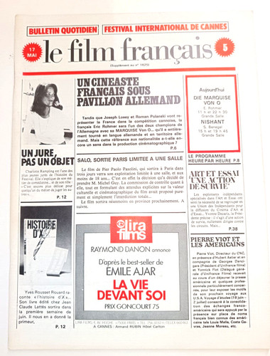 Cinema bulletin festival - cinema, du