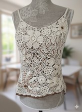 Top au crochet irlandais fait