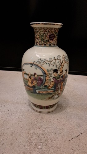 Vase asiatique chinois famille - vase,