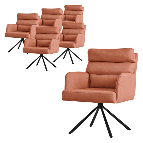 Lot chaises salle - 6, de