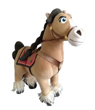 FIDELLA Horse Tangled Rapunzel Plush Stuffed Animal  Toy 16" Disney Store NICE!