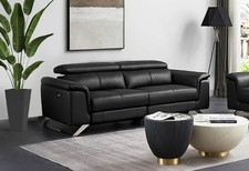 Canapé Cuir Noir électrique