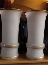 Paire de Grands Vases en Opaline   Début XIXème Anciens