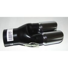 SORTIE EMBOUT DOUBLE SILENCIEUX ECHAPPEMENT POT 55MM ACIER INOXIDABLE C-266...