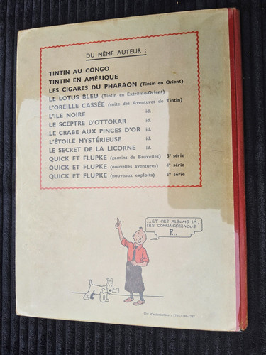 Tintin secret de la - le,