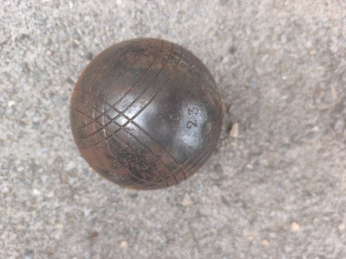 Ancienne boule pétanque - boule,
